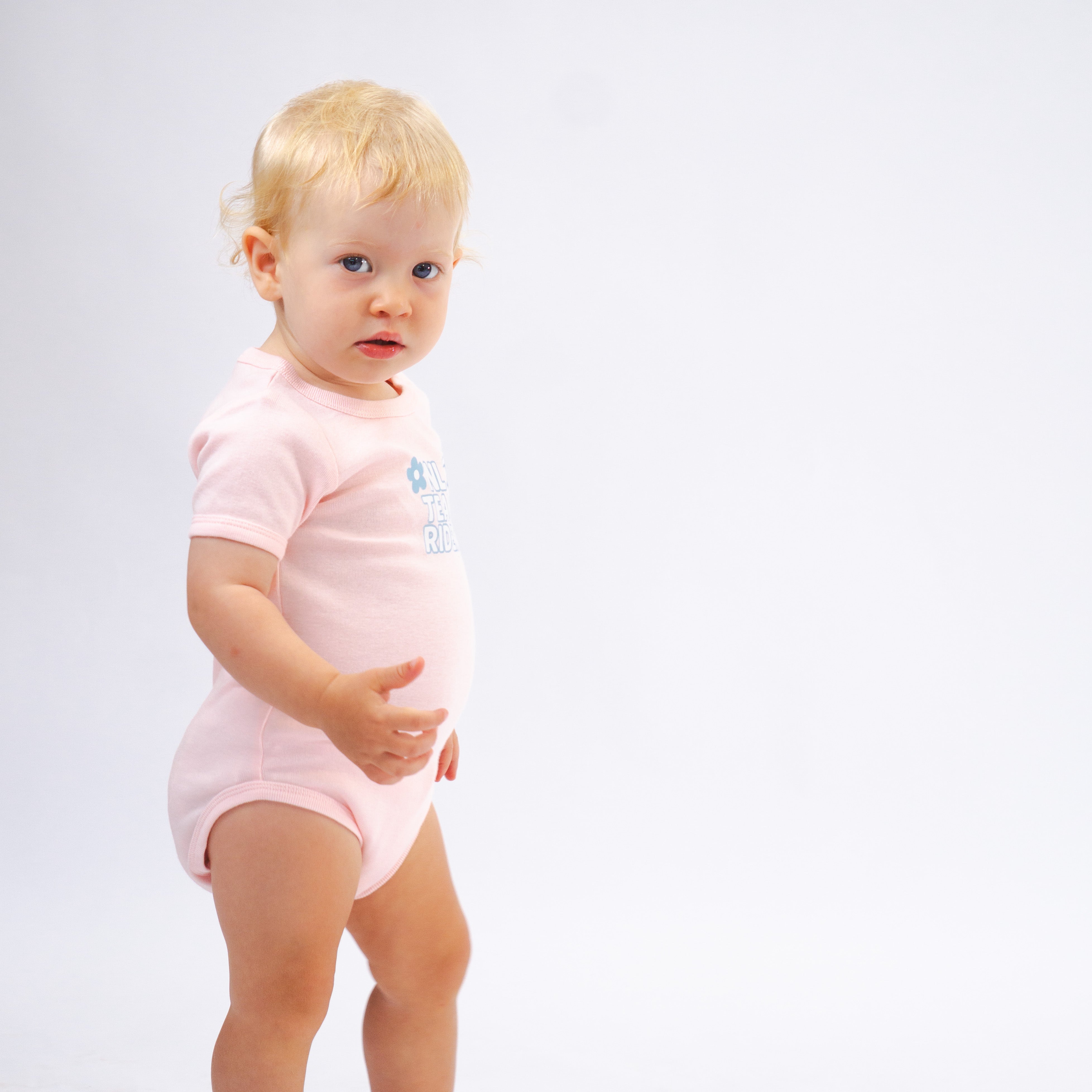 NL Baby Team Rider Onesie – Pink