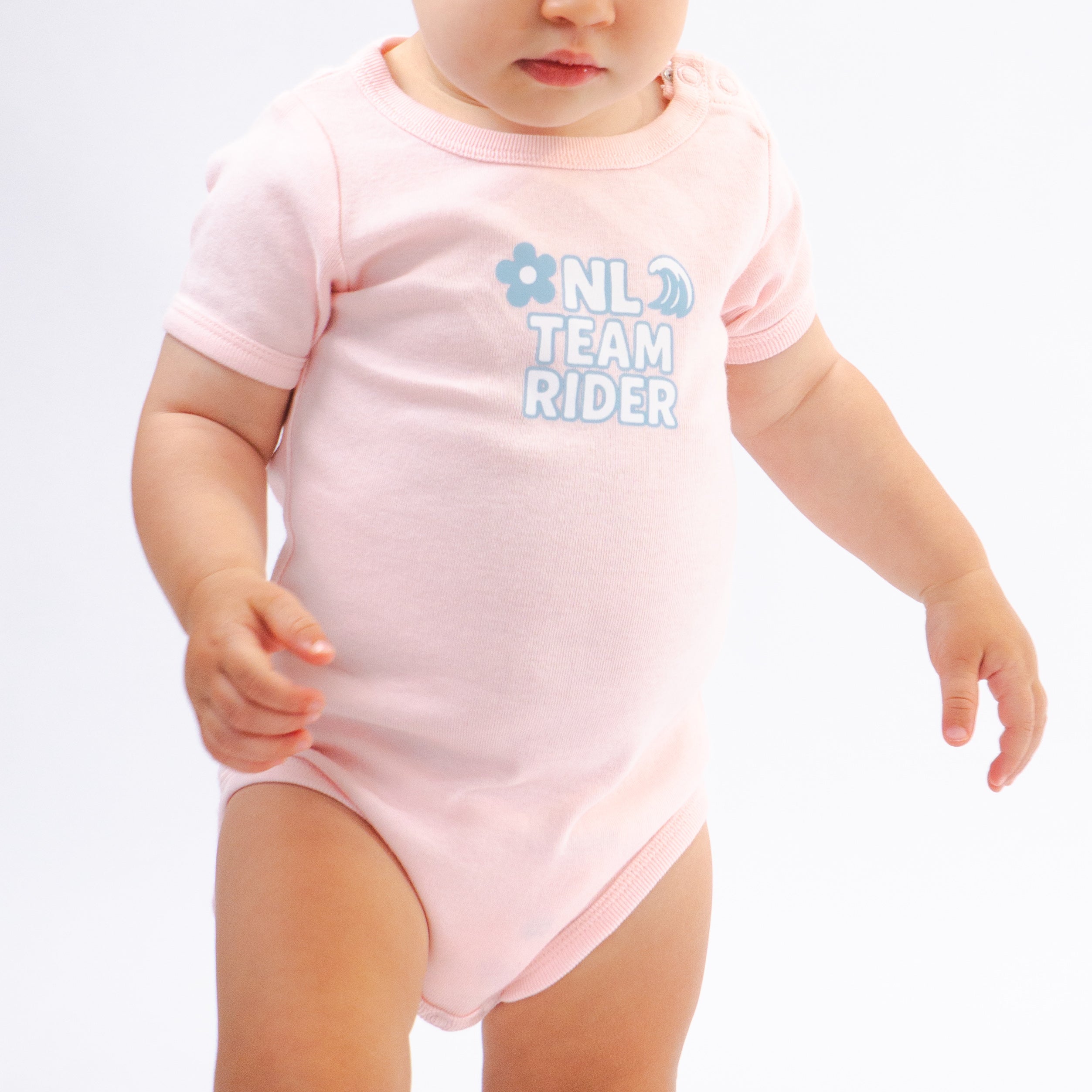 NL Baby Team Rider Onesie – Pink
