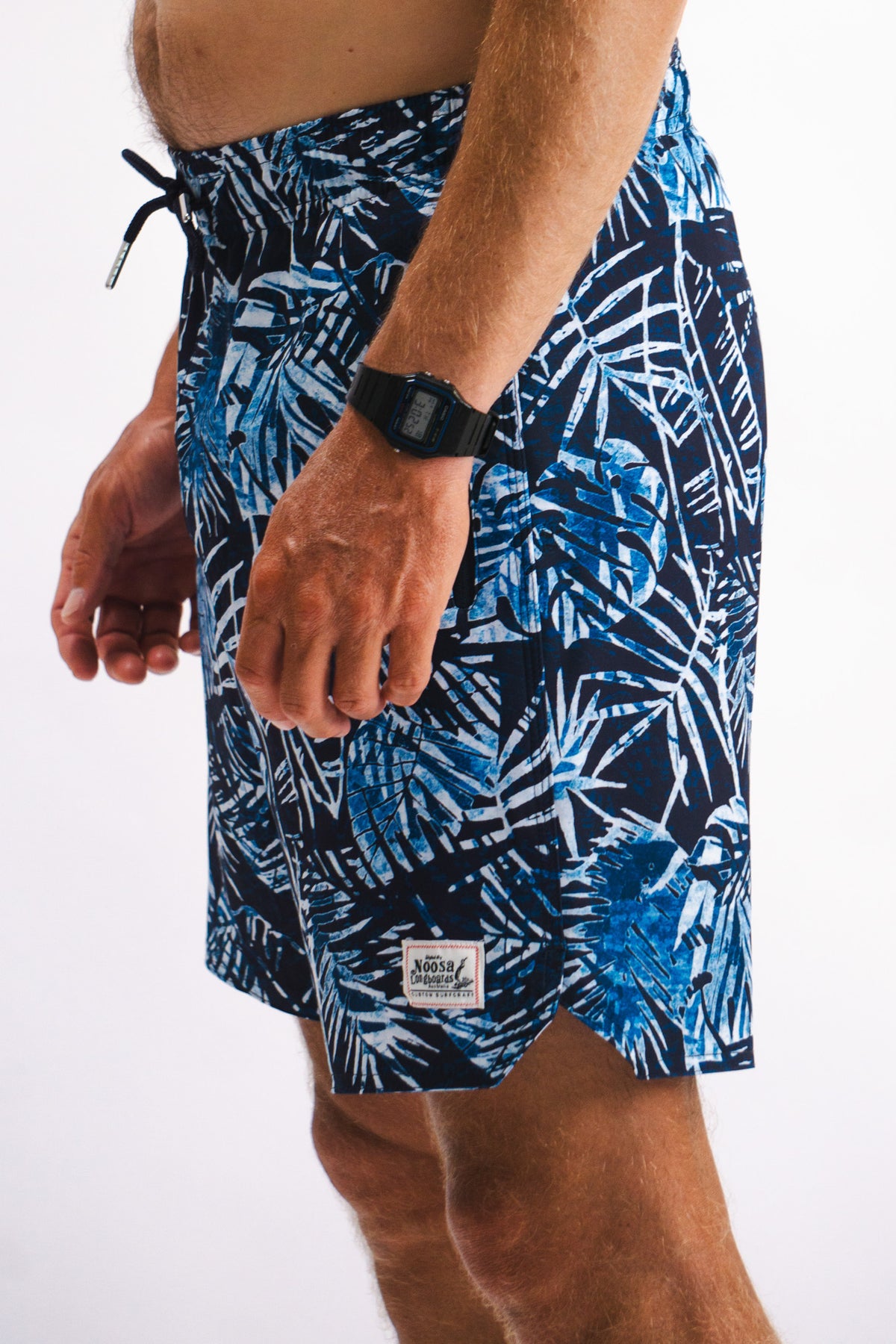 NL Little Cove Shadow Swim Short – Blue