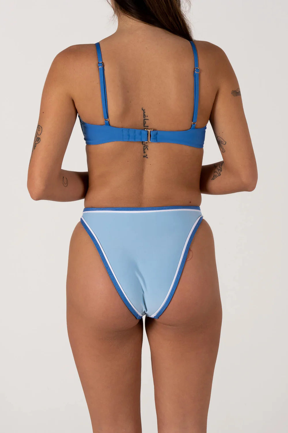 Island Time Bra Cup Top | Sky Blue