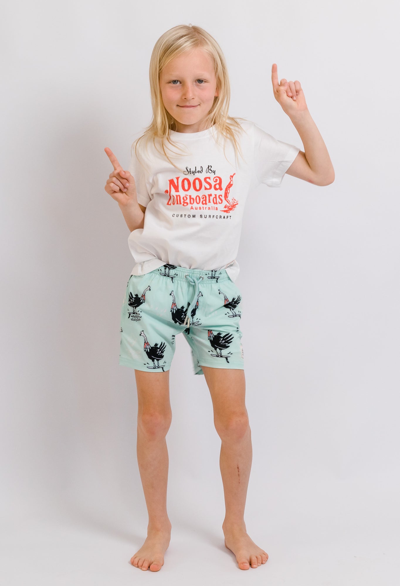 Kids Custom Surfcraft Tee White