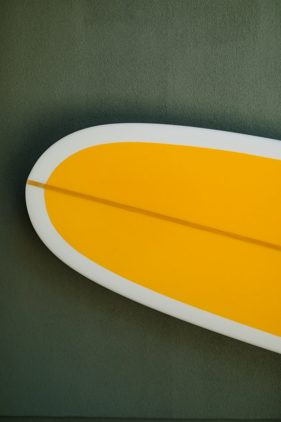 9'6 First Point Bright Yellow Deck with White Bottom, Matt Finish.