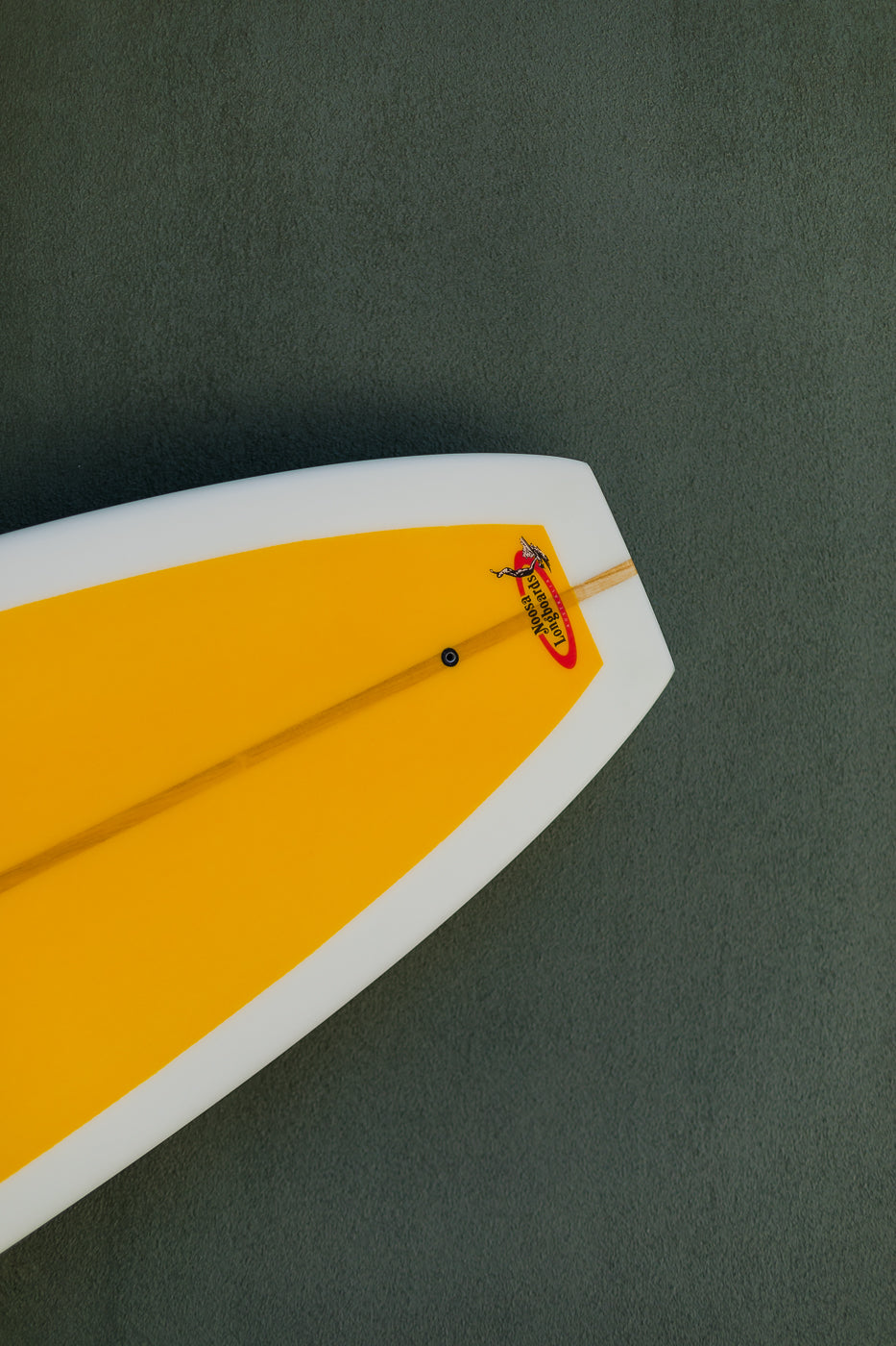 9'6 First Point Bright Yellow Deck with White Bottom, Matt Finish.