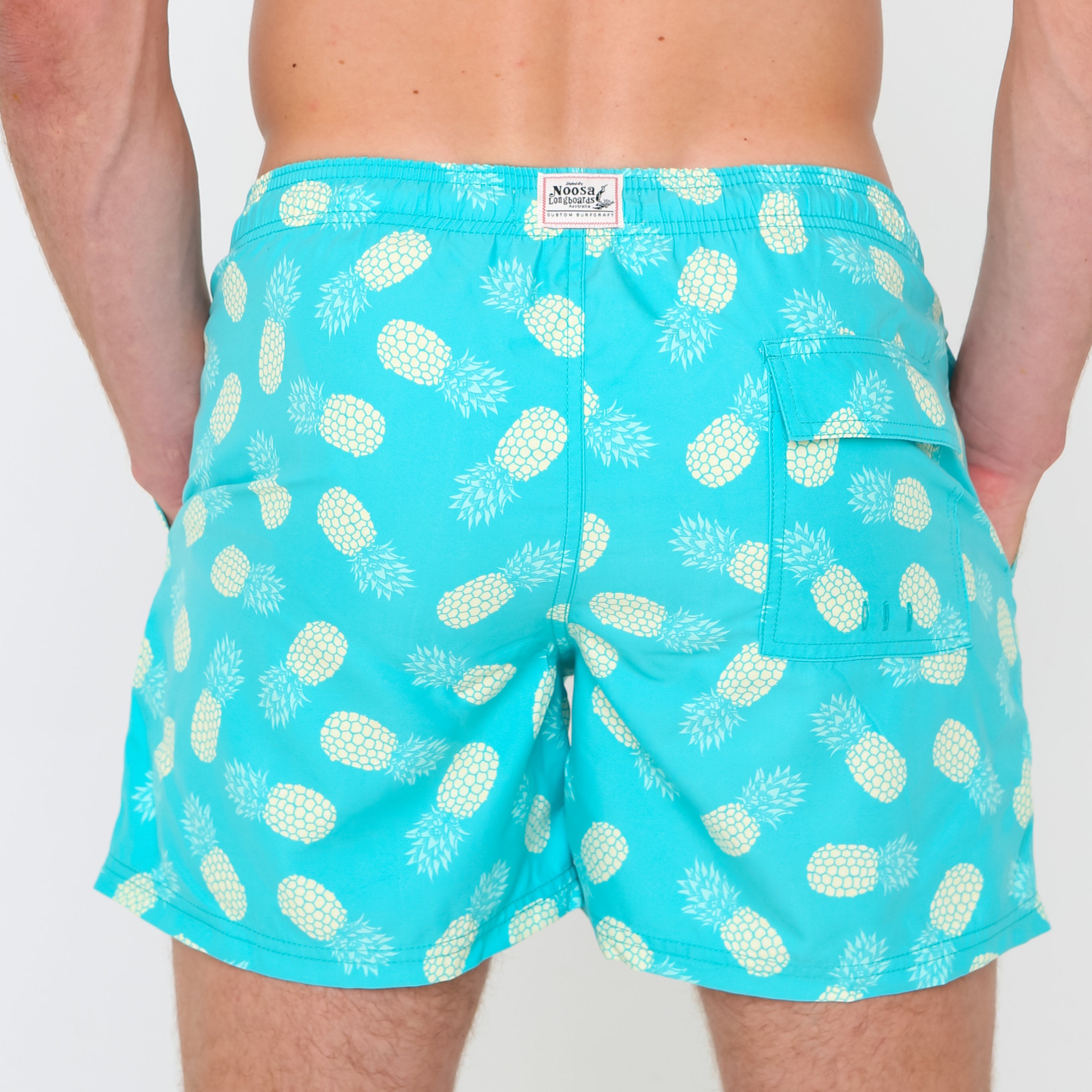 NL Green Pineapple Swim Shorts