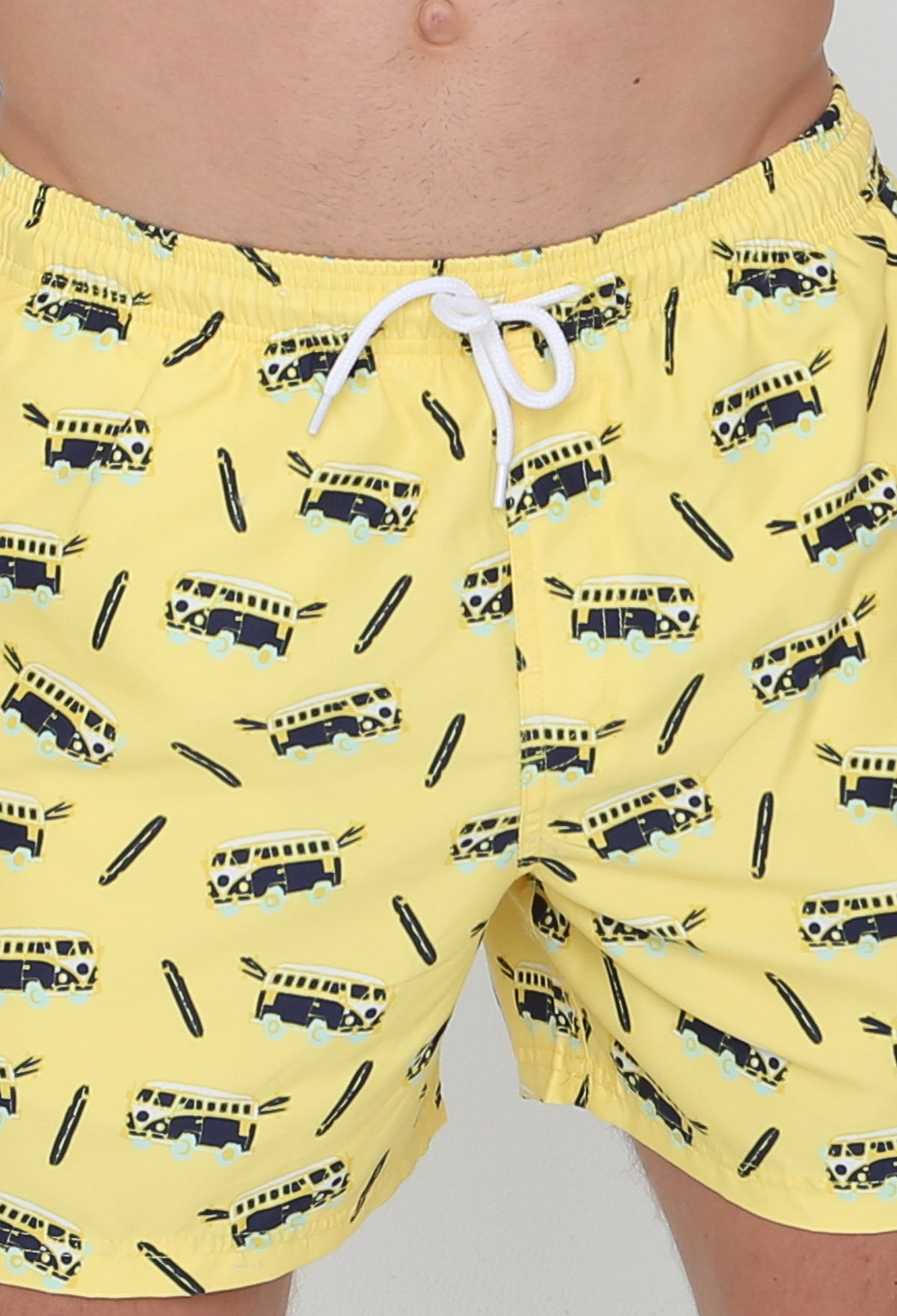 NL Yellow Kombi Swim Trunk