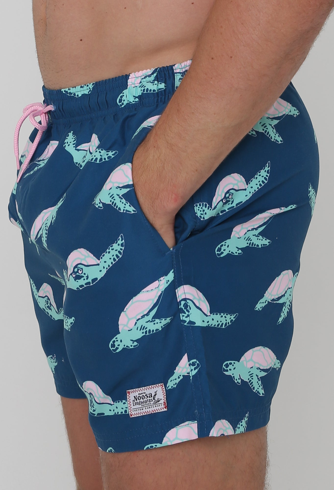 NL Blue Turtles Swim Trunks Kudo