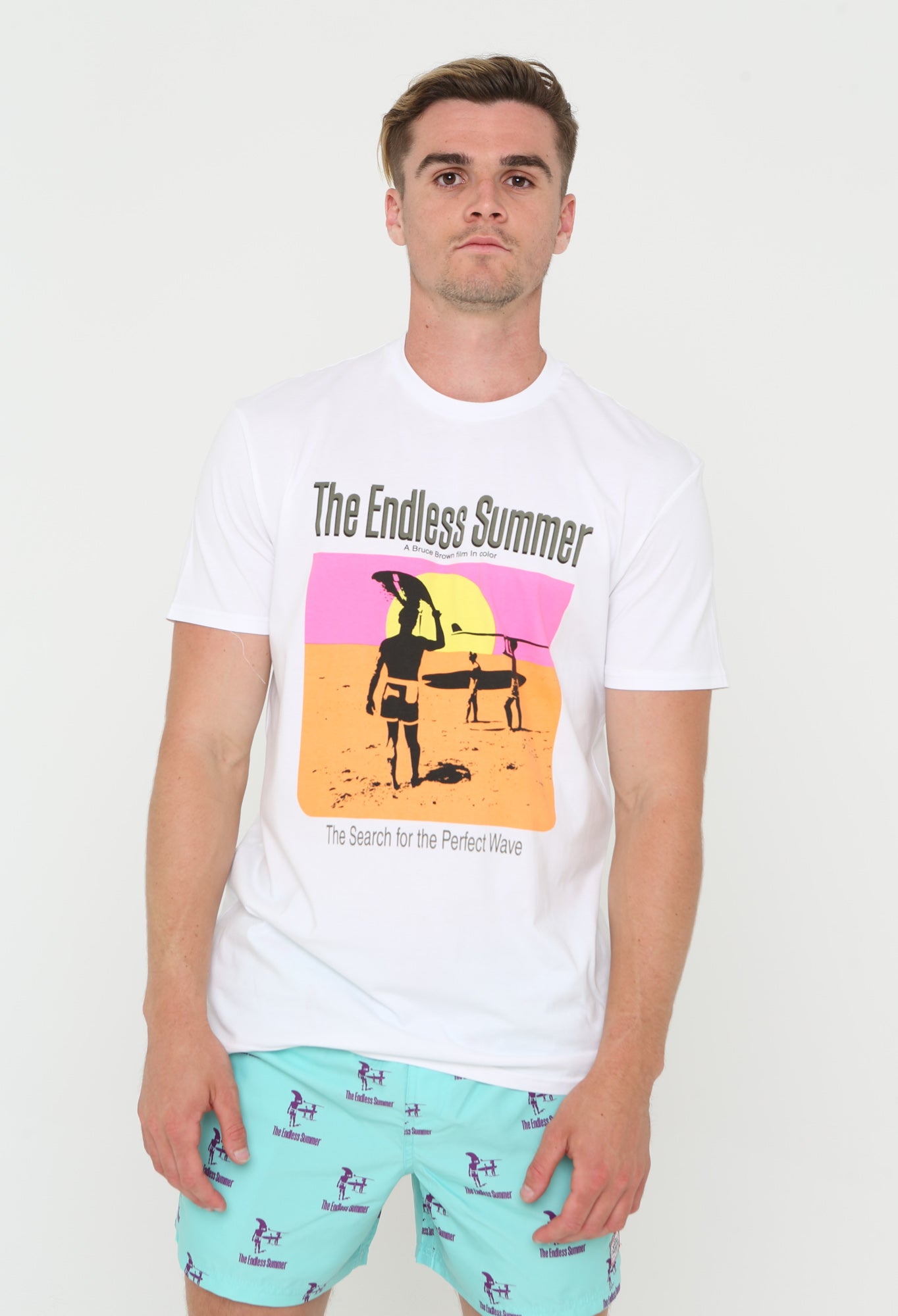 NL Bruce Brown Endless Summer Tee Neon