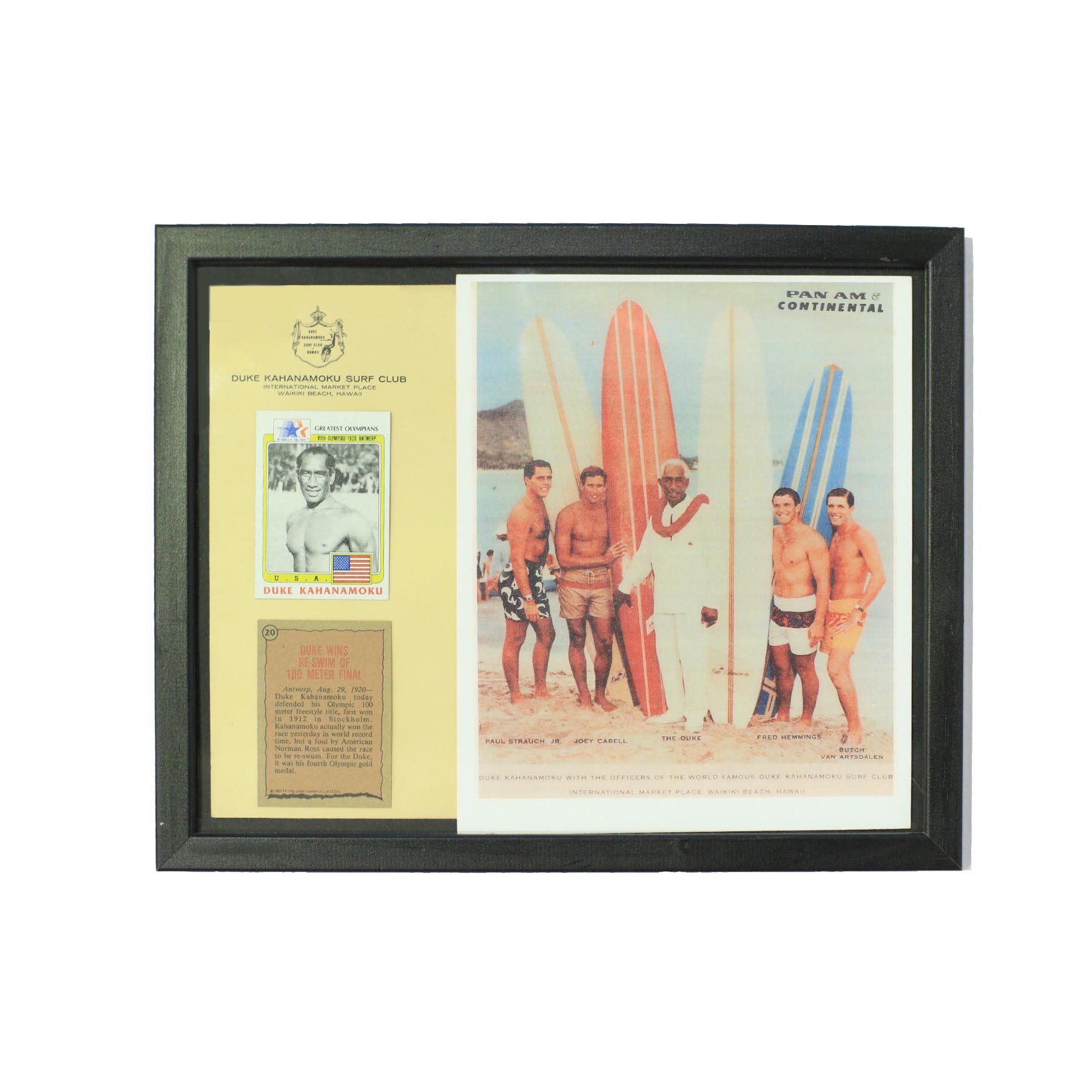 Duke Kahanamoku Framed Team Collectible