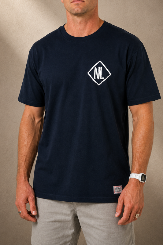 NL Address Tee – Navy