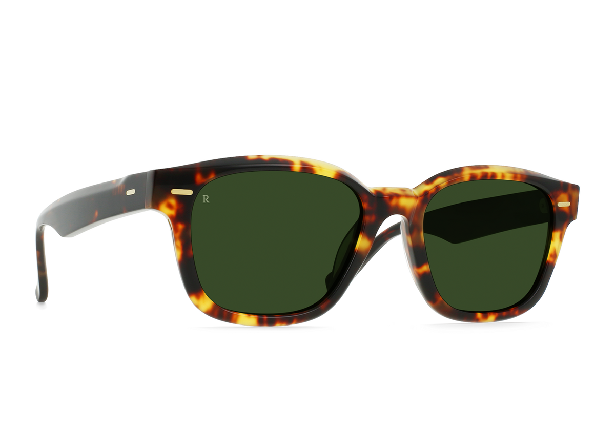 RAEN Carby Ristretto Tortoise / Bottle Green side