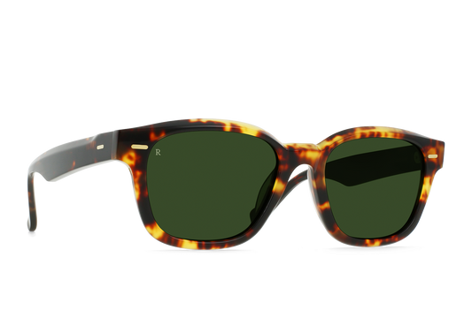 RAEN Carby Ristretto Tortoise / Bottle Green side