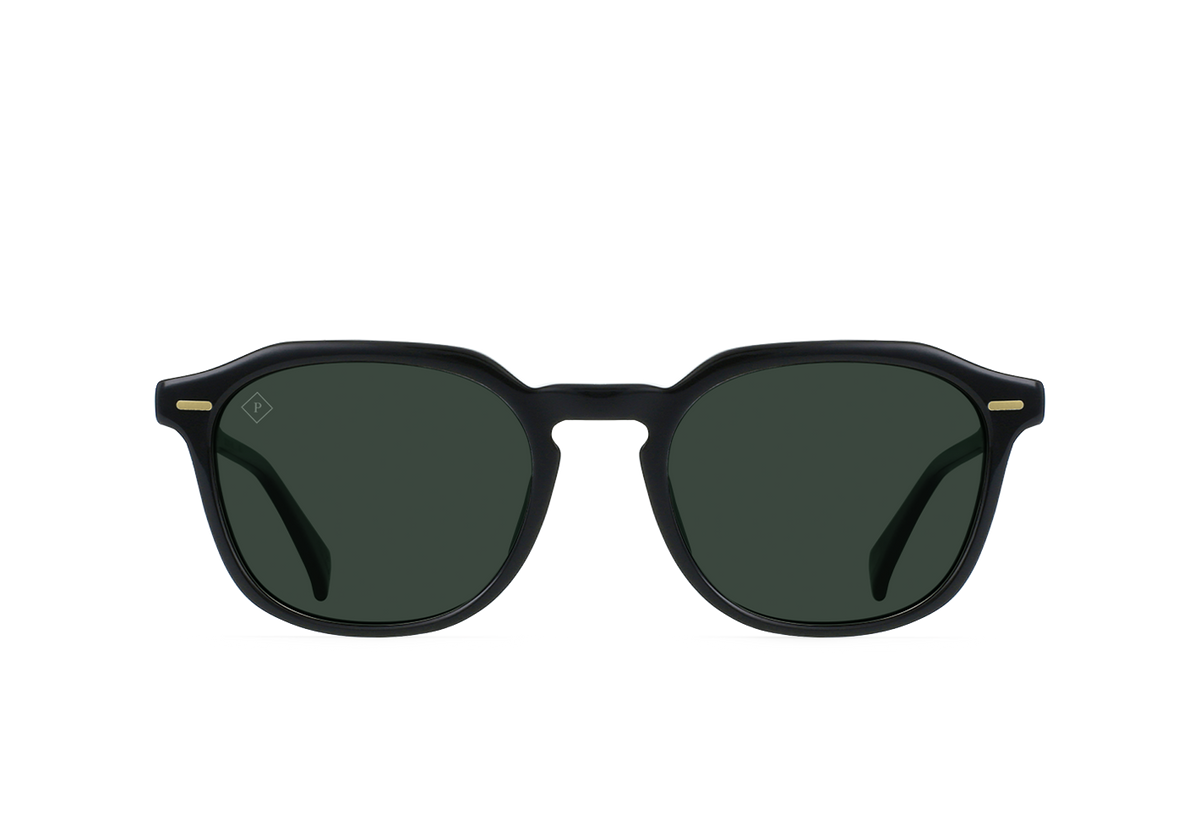 RAEN Clyve Recycled Black / Green Polarized