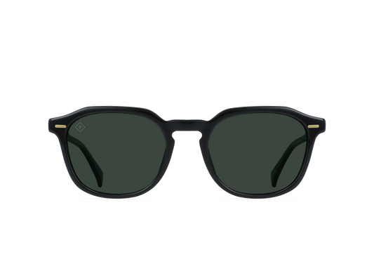 RAEN Clyve Recycled Black / Green Polarized