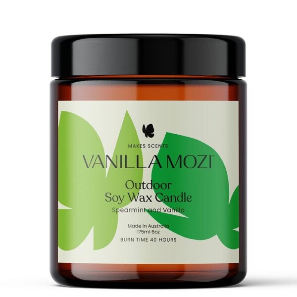Vanilla Mozi Outdoor Soy Wax Candle