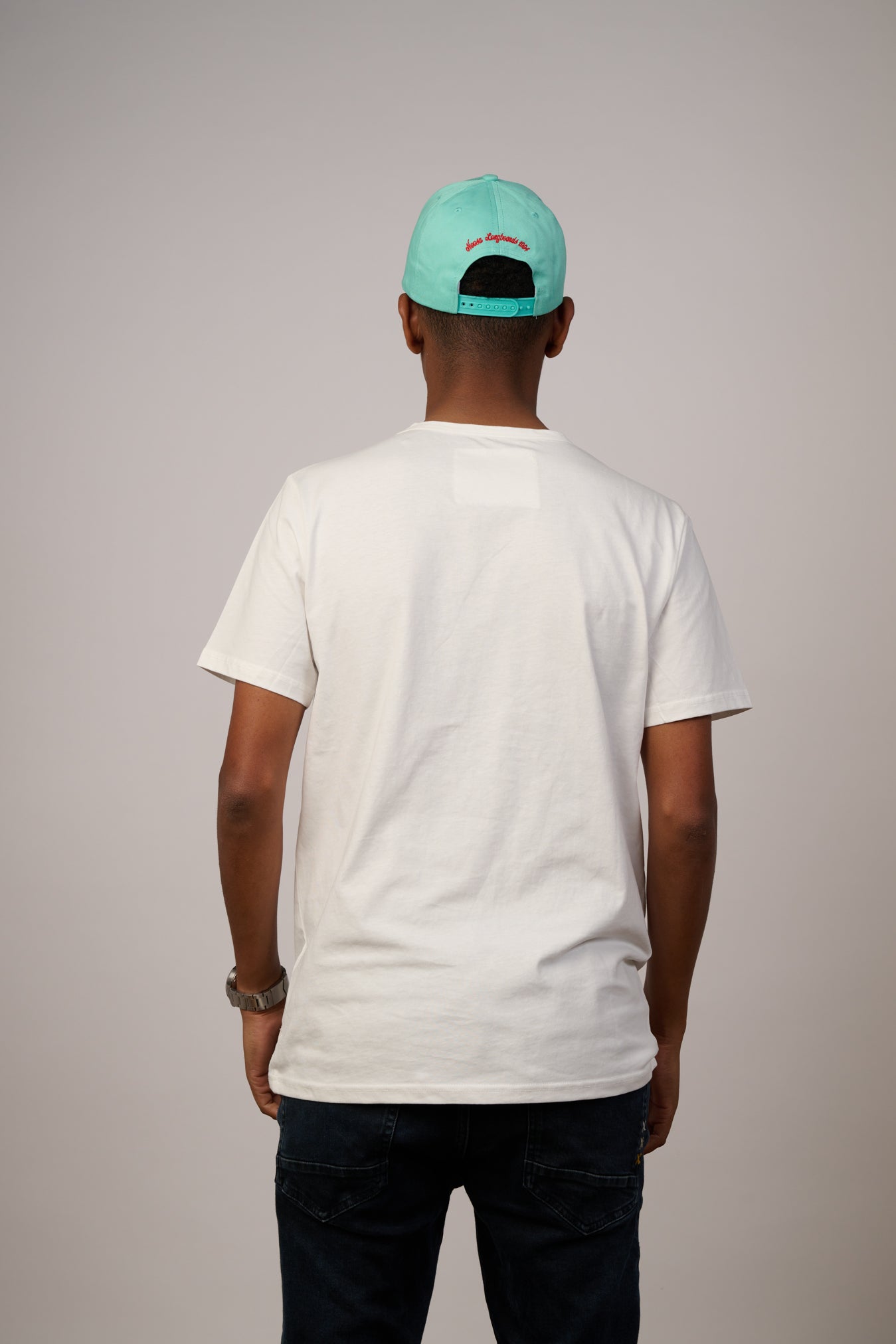 NL embroidered Logo Baseball Cap Pale Green