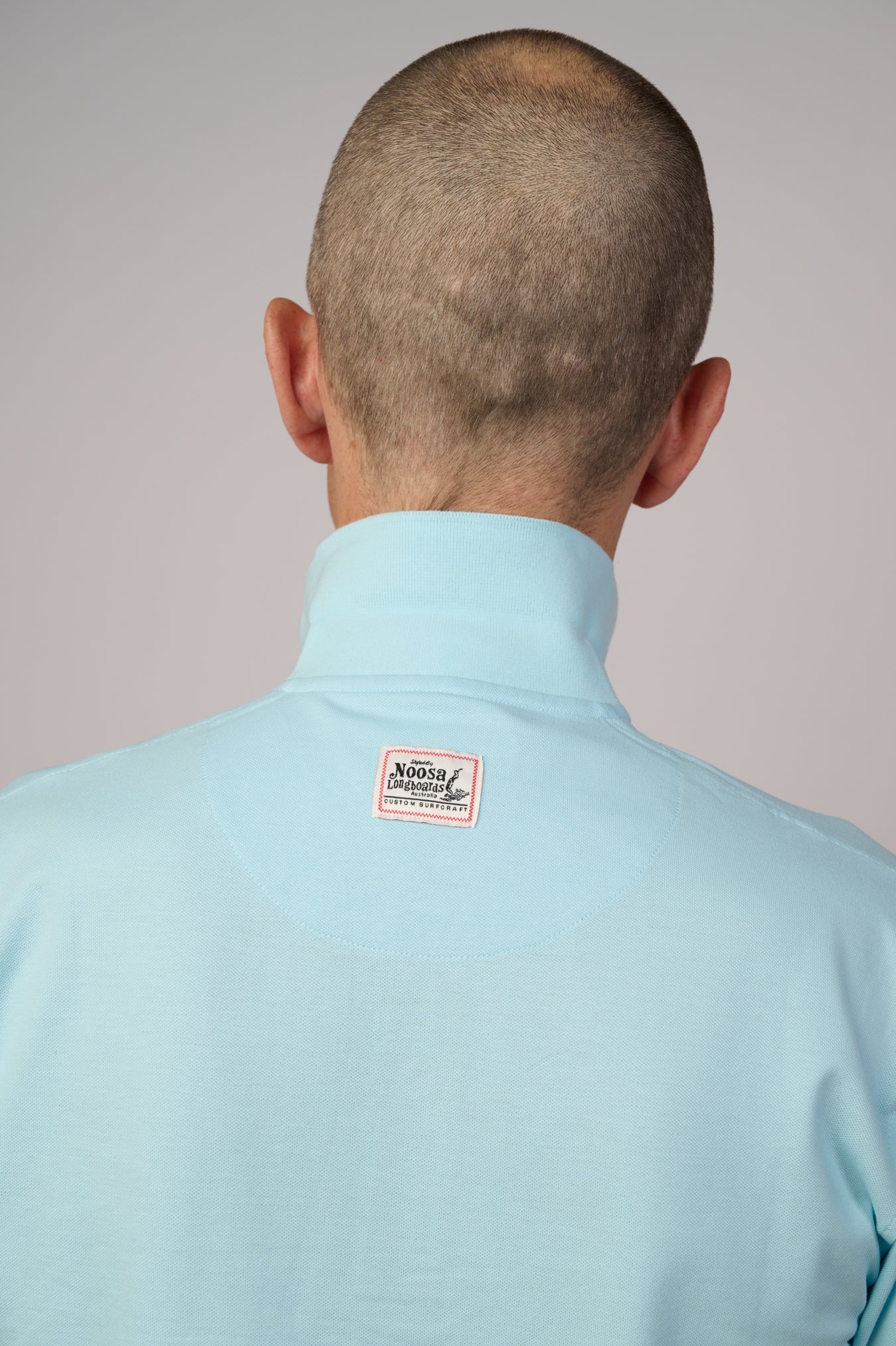 NL Embroidered Polo Light Blue
