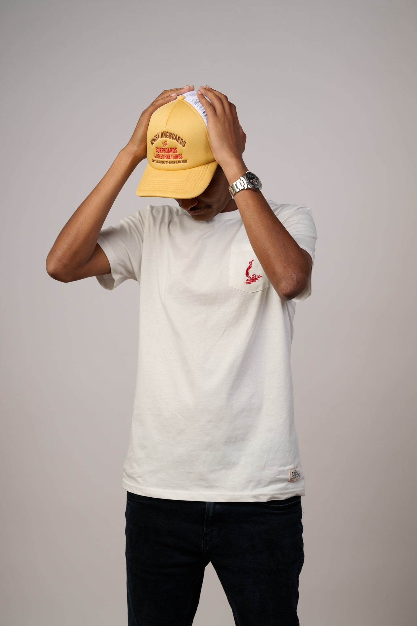 NL Address Trucker Cap Gold