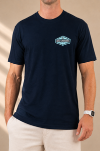 NL Vintage Hex Tee – Navy