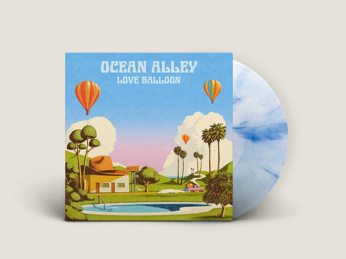 Ocean Alley Love Balloon indie exclusive blue and clear vinyl record LP