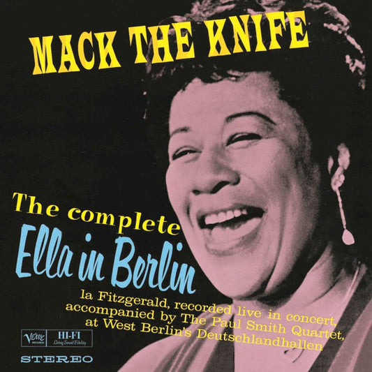 Ella Fitzgerald Mack The Knife Ella In Berlin vinyl record cover