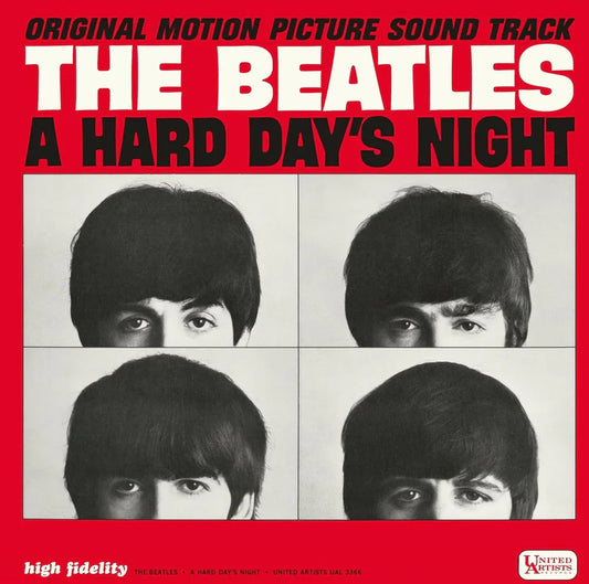 The Beatles A Hard Day's Night vinyl record album cover art