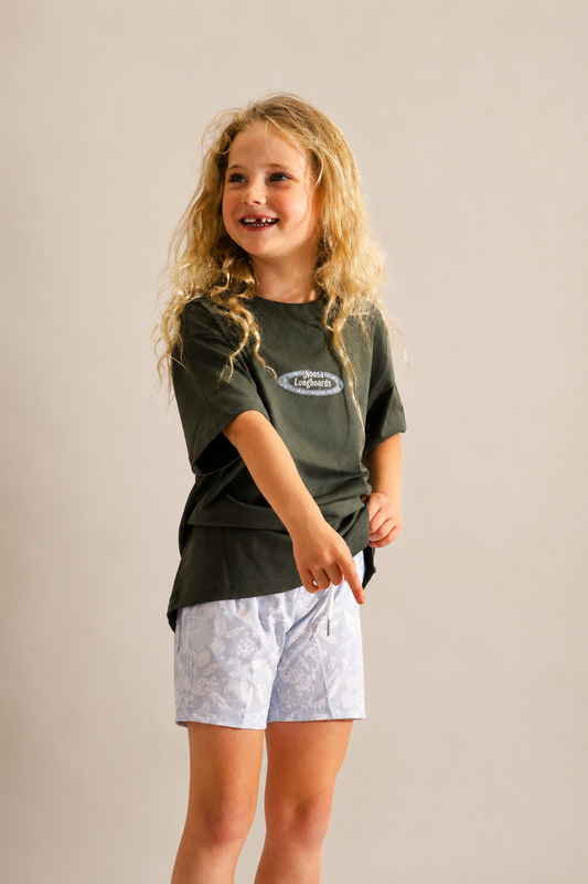 NL Hand Drawn Original Kids Tee – Green