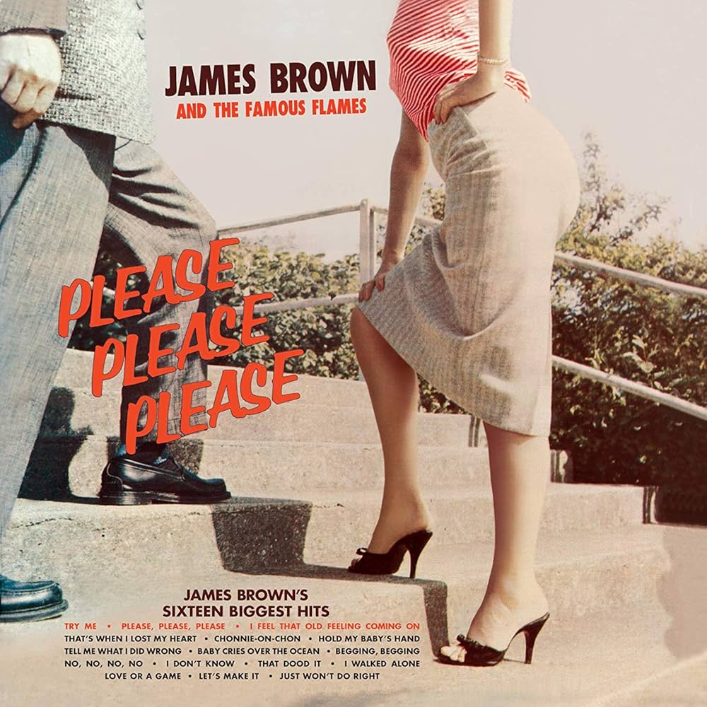 James Brown & The Famous Flames Please Please Please limited red vinyl LP album cover art