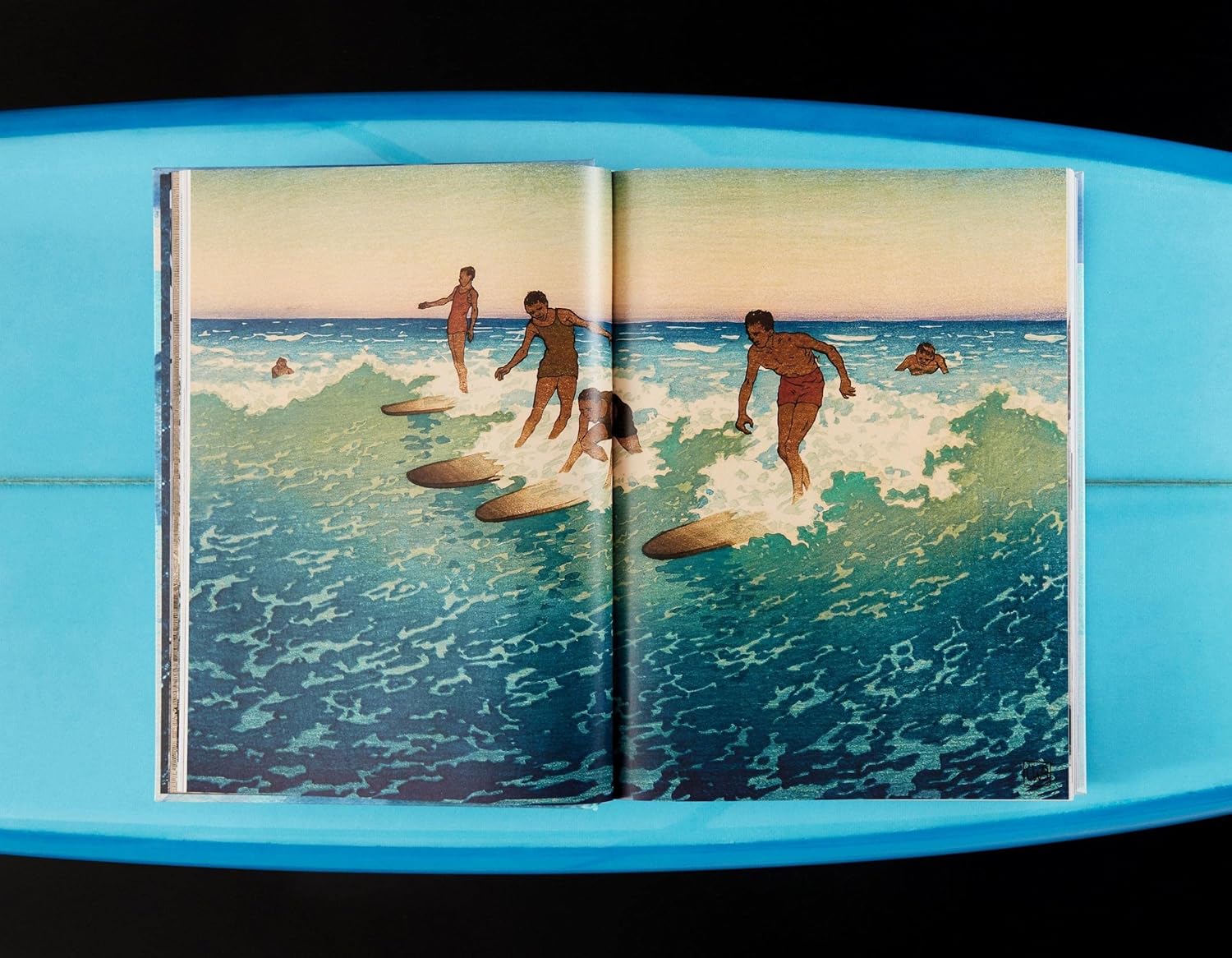 Jim Heimann surfing