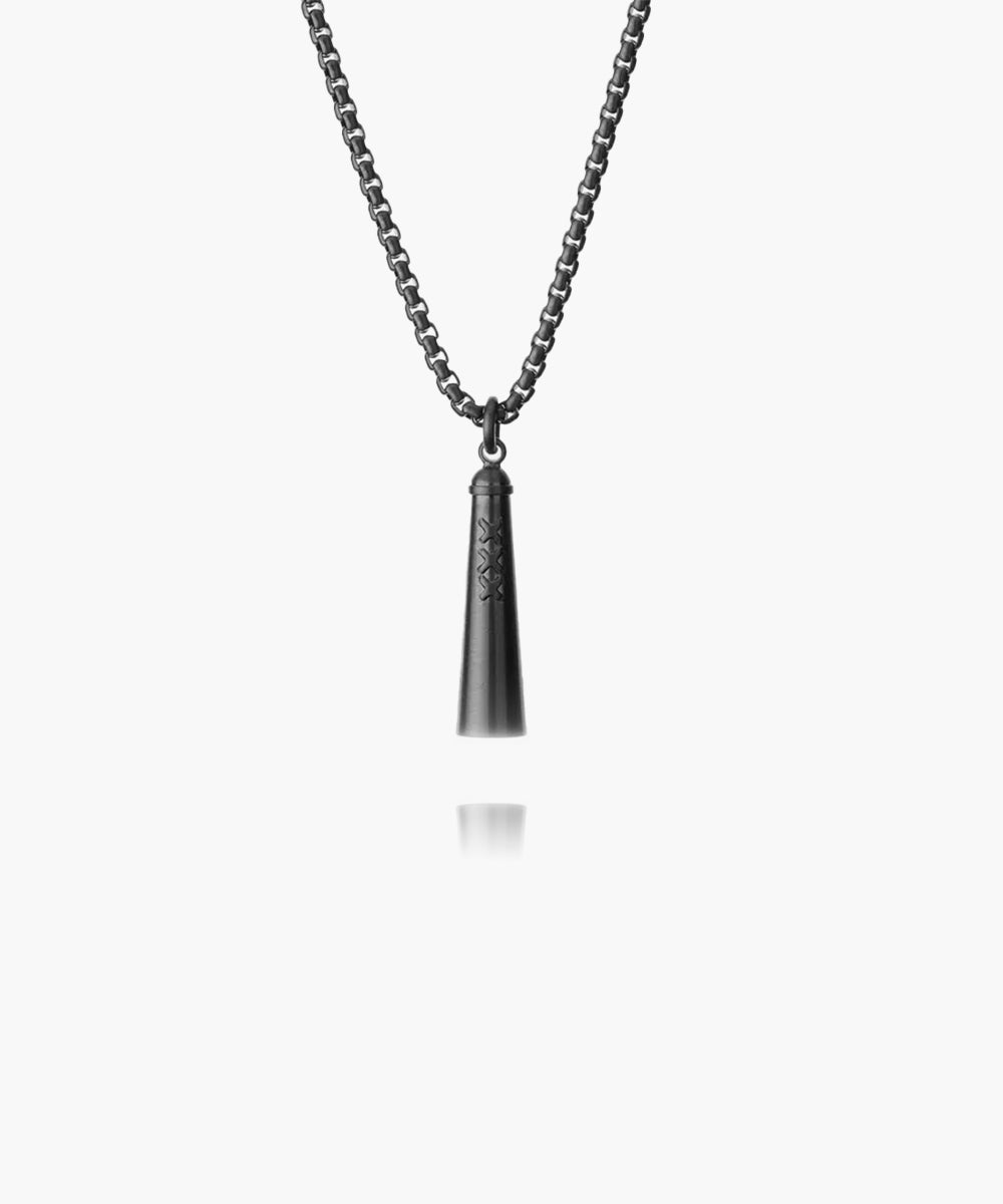 Pig & Hen Amsterdammertje Necklace | Black