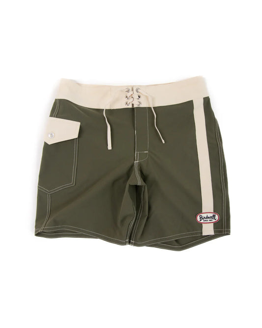 808 Mono Stripe Boardshorts ARMY/BONE