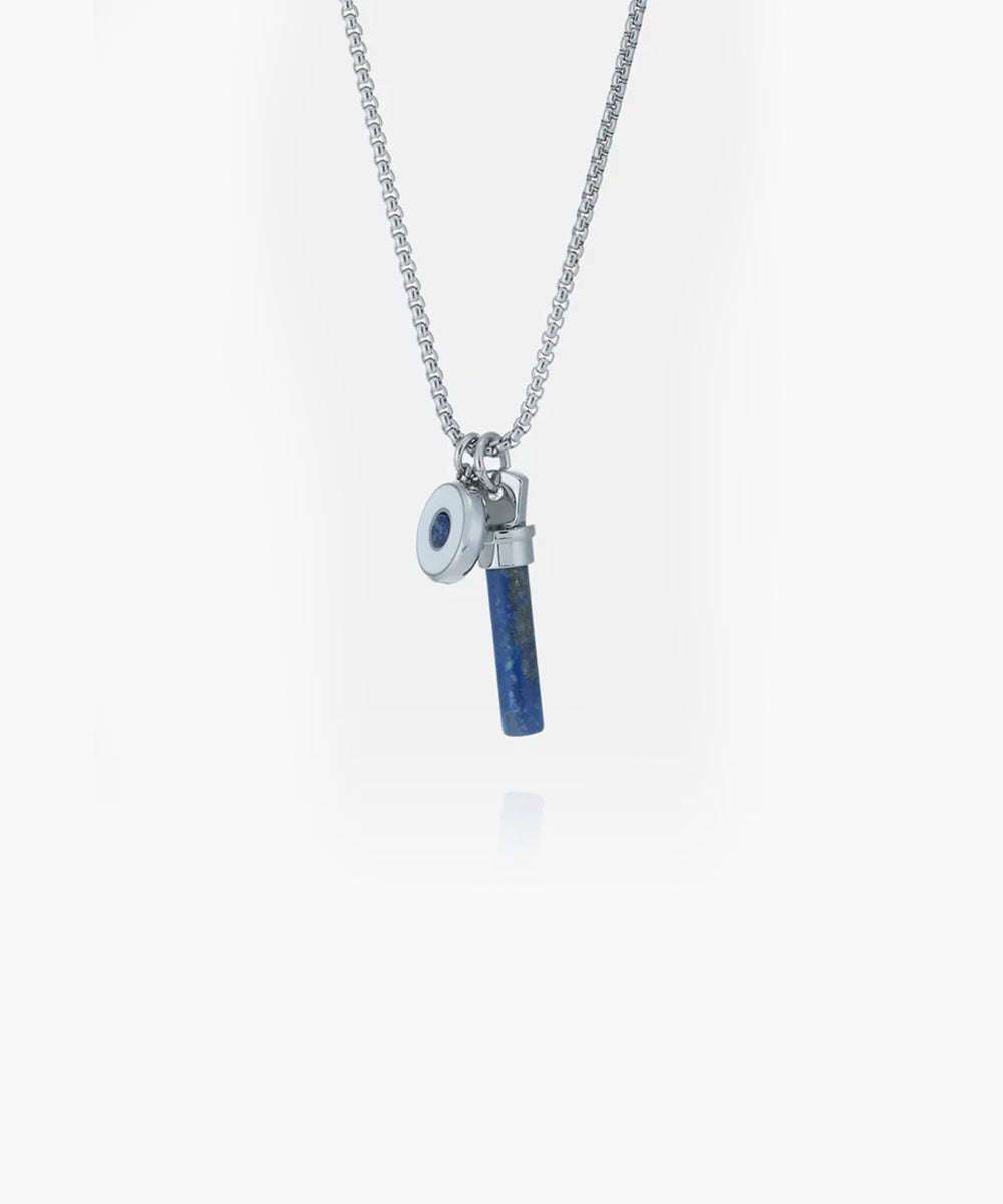 Pig & Hen Brontide Eye Necklace Lapis Lazuli | Silver