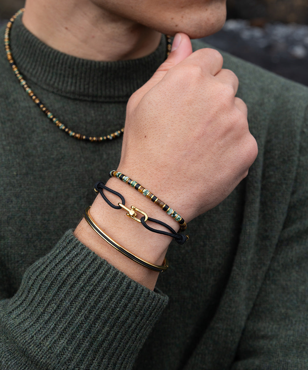 Pig & Hen Brontide 4mm Adjustable Nagoya | Gold detail