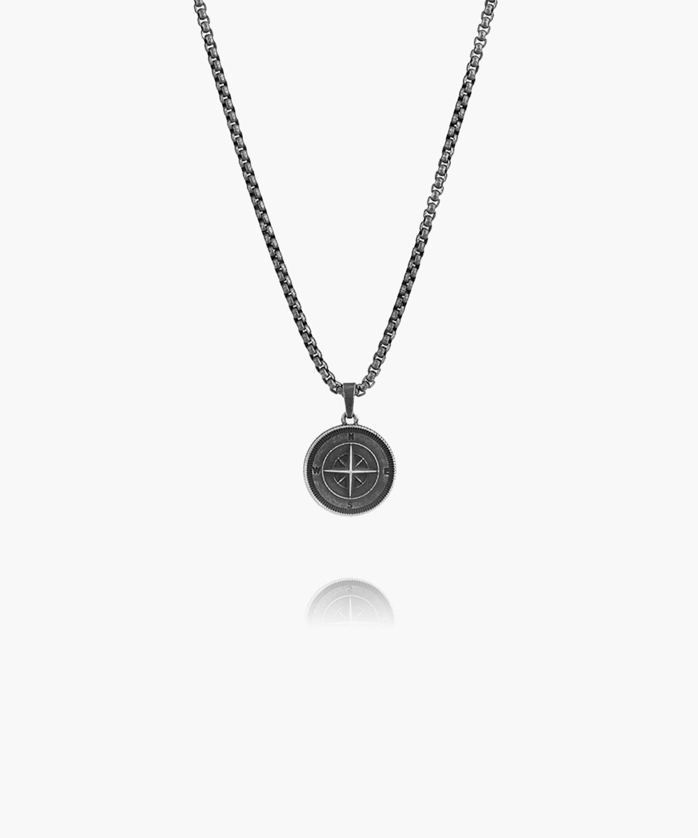 Pig & Hen Compass Rose Necklace | Vintage