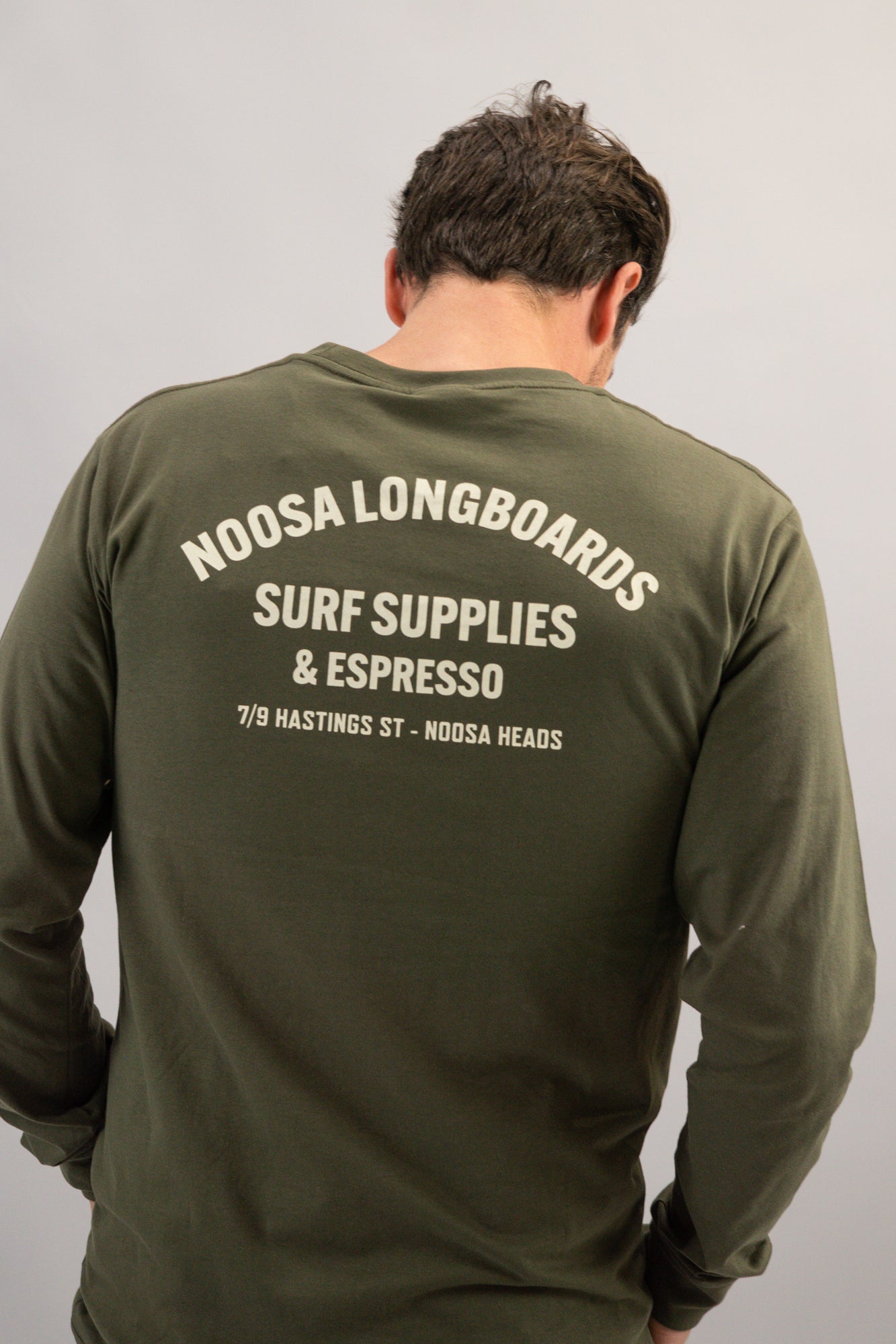 NL Long sleeve Address Tee Green