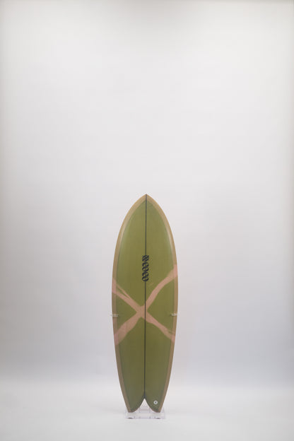 XO COCO, 5'6 Tryst Fish
- Green /pink