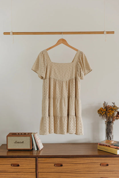 Ottway Whisper - Embroidered Short Dress