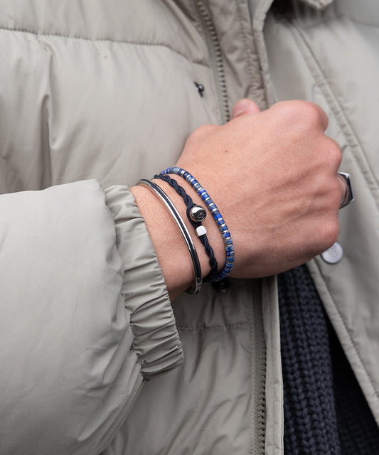 Pig & Hen Easy Ed Navy | Silver worn