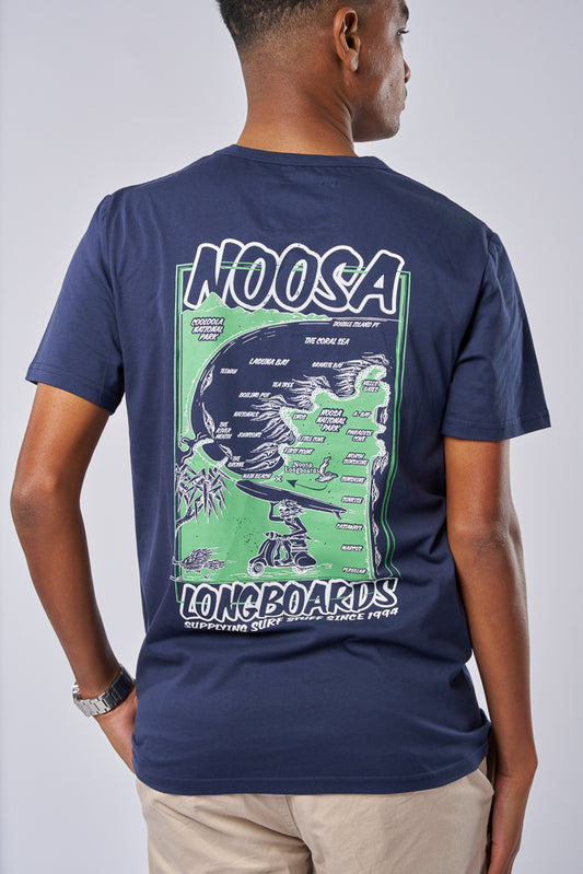 NL Map Tee Navy