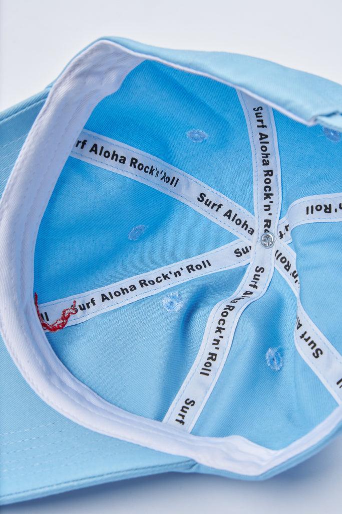 NL Embroidered Logo Baseball Cap Light Blue