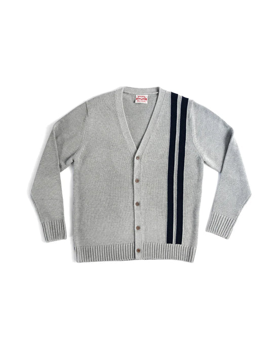Birdwell RACING CARDIGAN SWEATER Grey