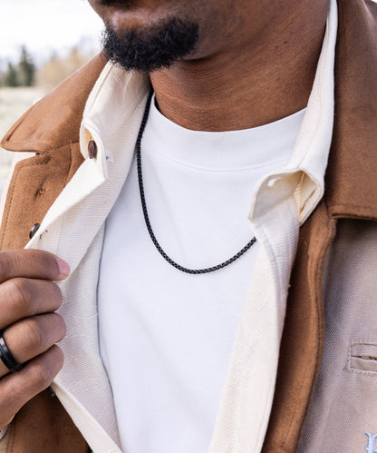 PH Boxchain Necklace - Black