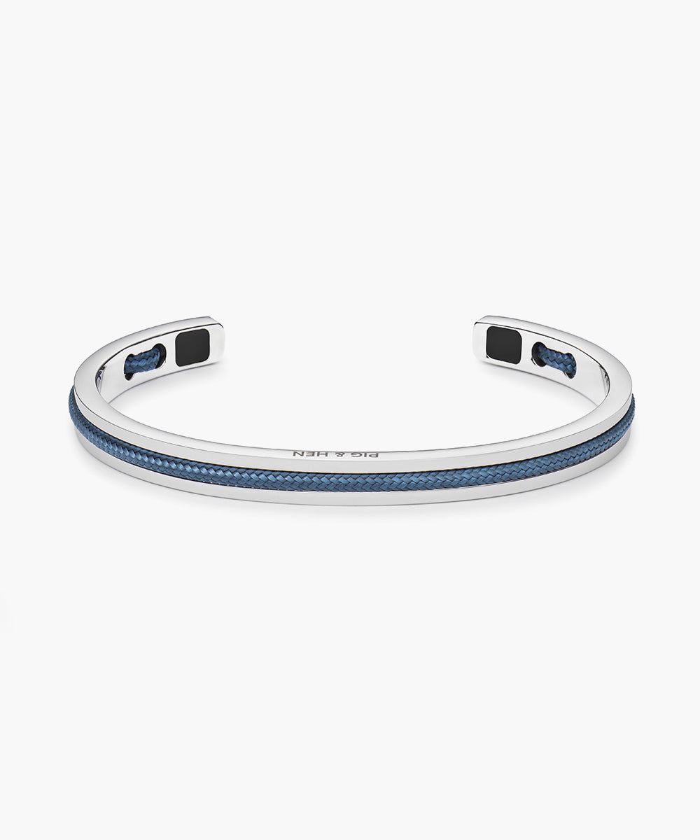 Pig & Hen Navarch 6mm Ash Blue | Silver