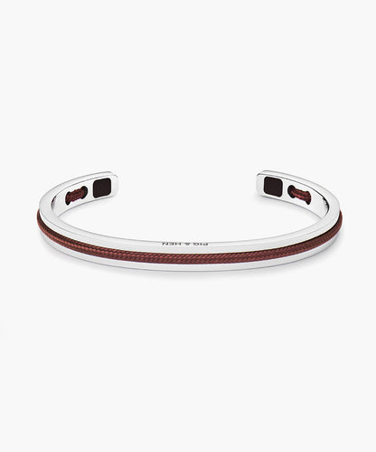Pig & Hen Navarch 6mm Velvet Red | Silver