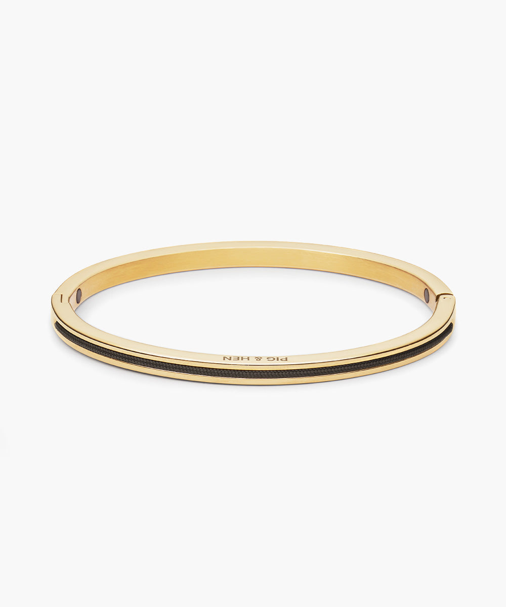 Pig & Hen Navarch 4mm CLSD Black | Gold