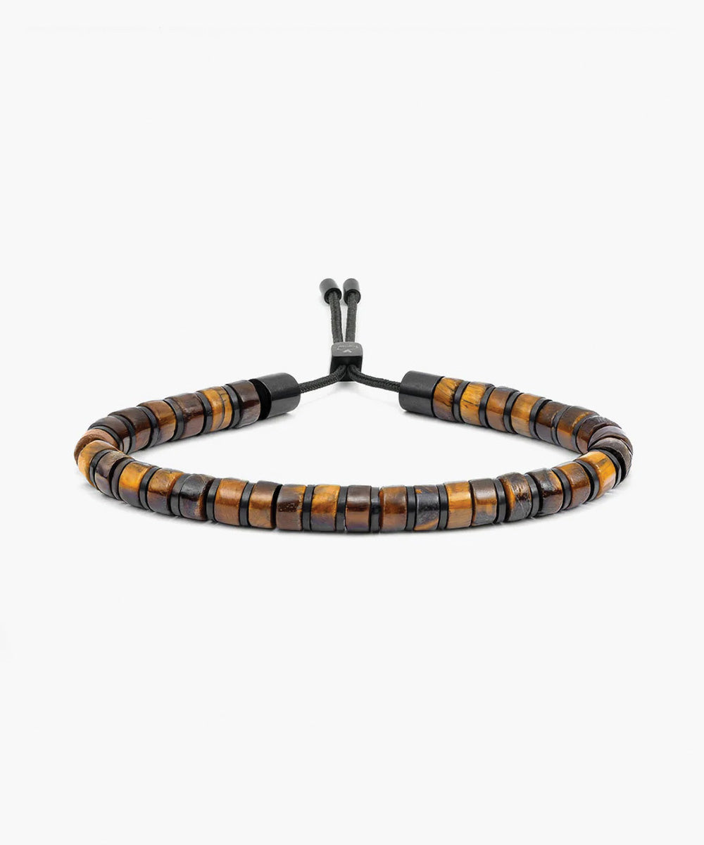 Pig & Hen Brontide 6mm Adjustable Tiger Eye | Black