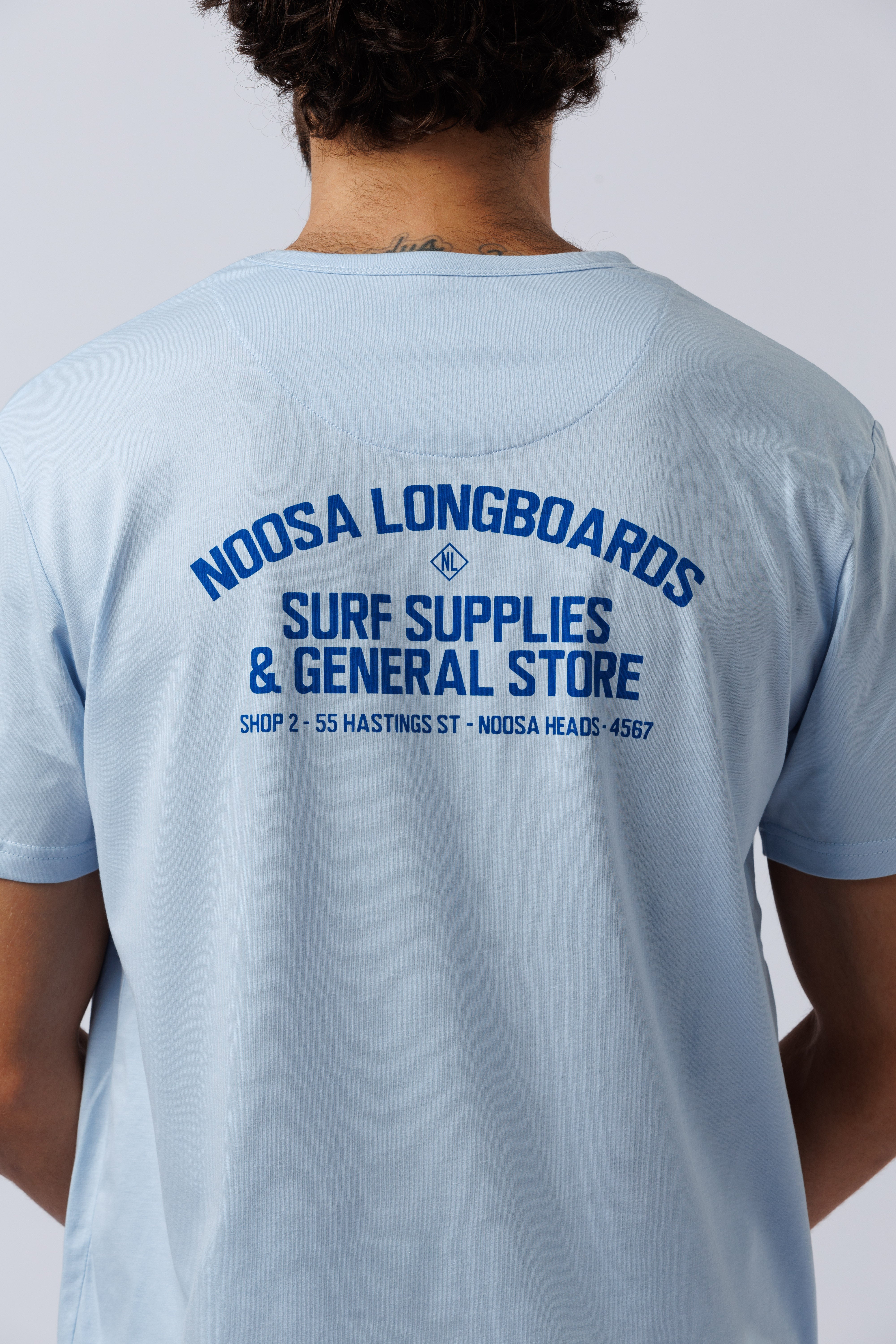 NL Light Blue Address Tee