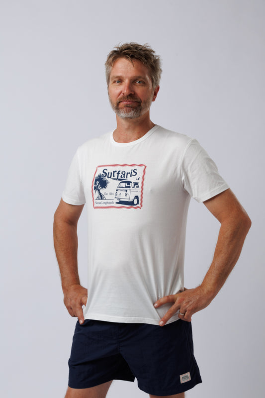NL Surfaris Tee White