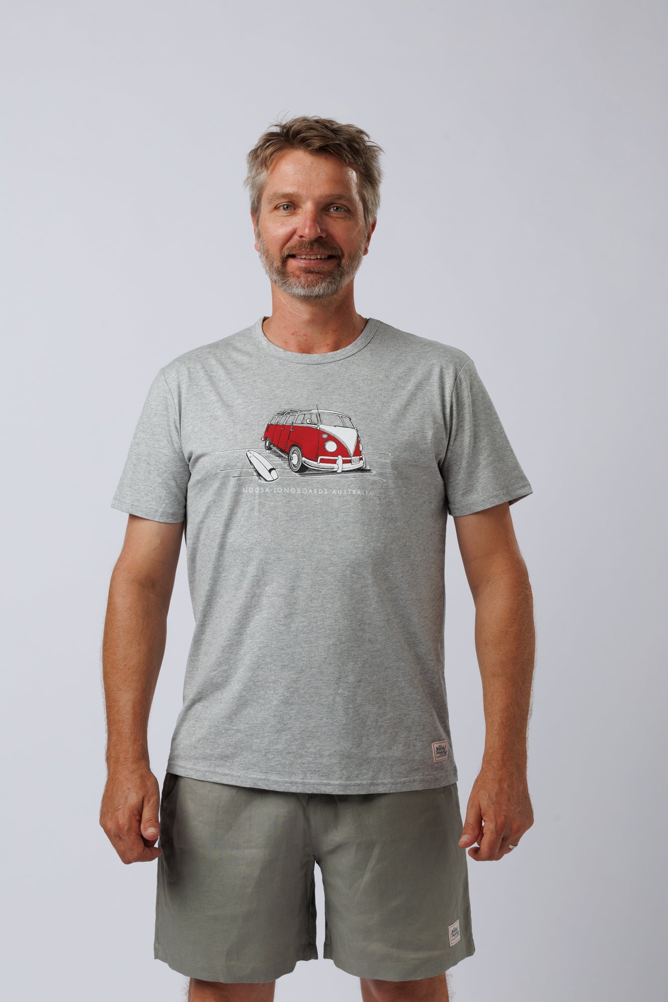 NL Mens Linen Short Eucalyptus