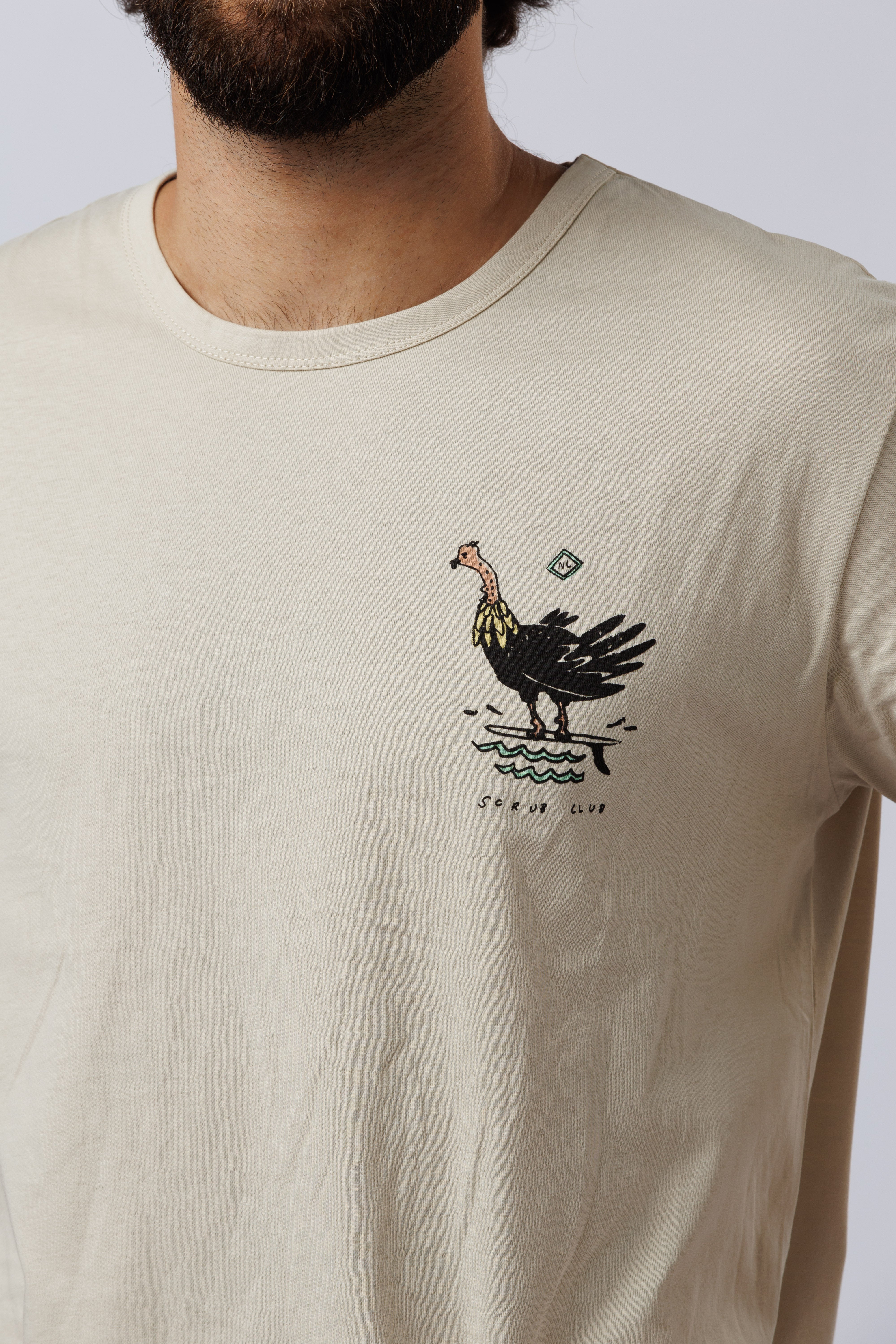 NL Scrub Club Tee Oyster