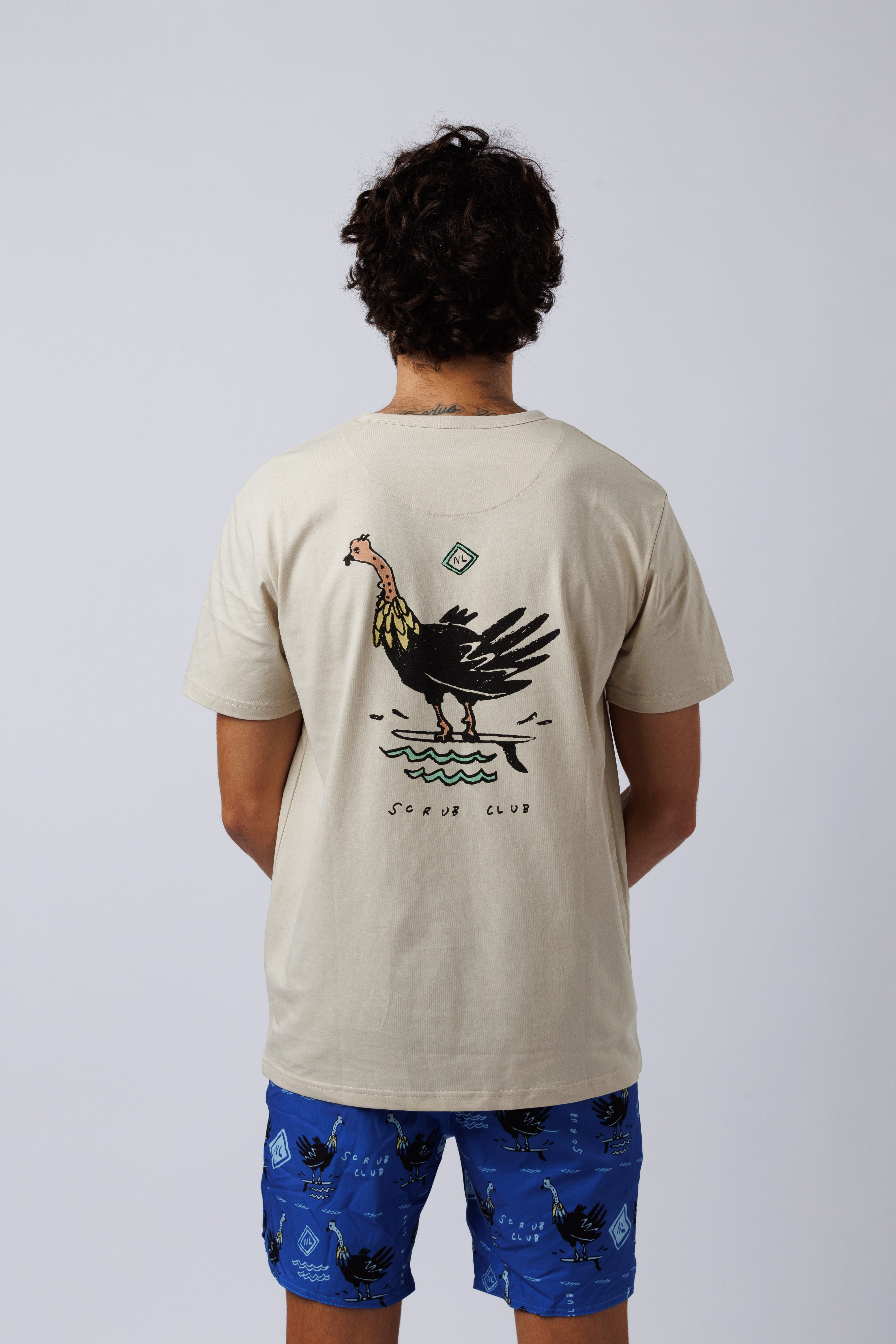 NL Scrub Club Tee Oyster